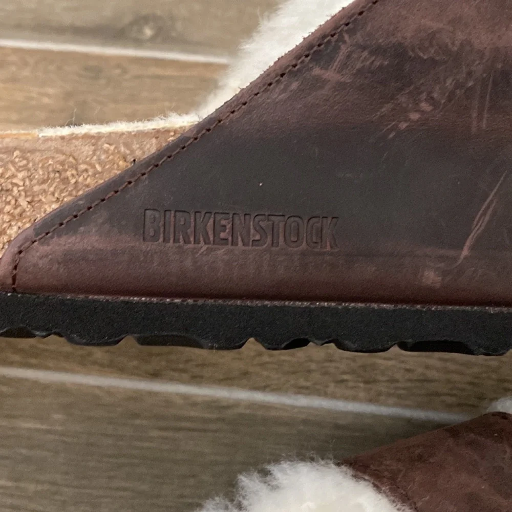 NEW Birkenstock Arizona Shearling Sandals Men’s Size 45 / 12